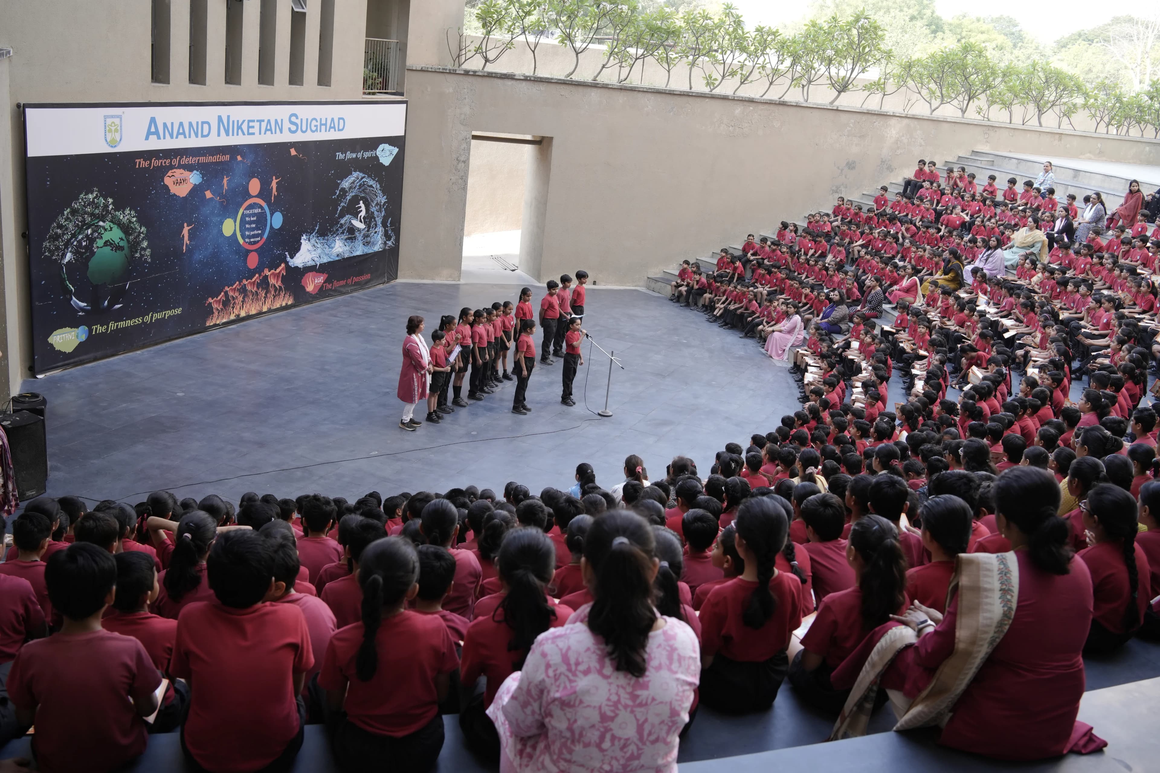 Amphitheatre stage